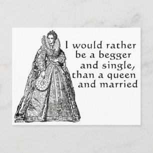 Rather Be A Beggar Postcard