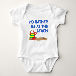 Rather Be At The Beach Baby Bodysuit