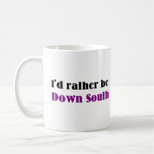 rather be down south coffee mug