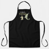 Rather Be Fishing Funny  Apron (Front)