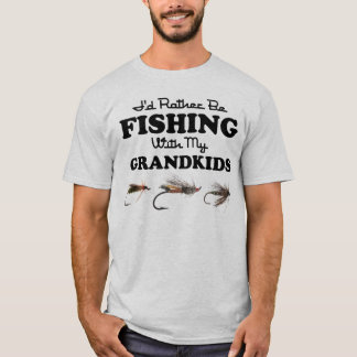 Rather Be Fishing Grandkids T-Shirt