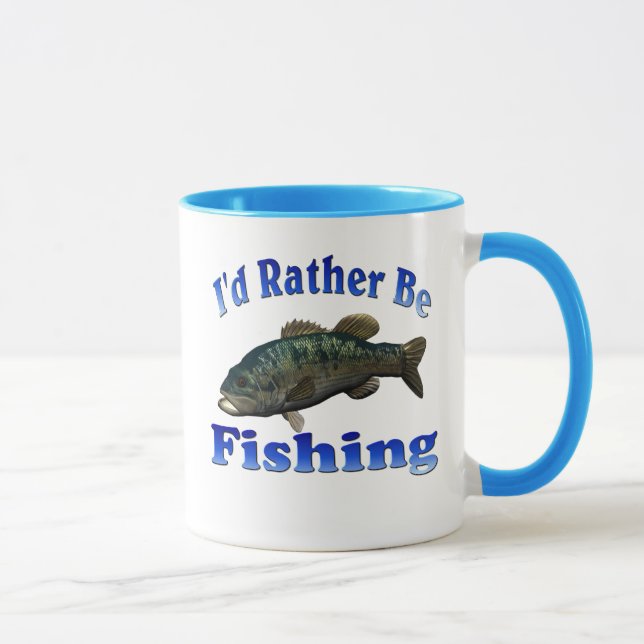 Rather Be Fishing Mug (Right)