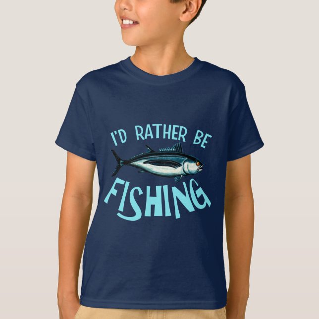 Rather Be Fishing T-Shirt (Front)