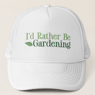 Rather Be Gardening (Leaf) Trucker Hat