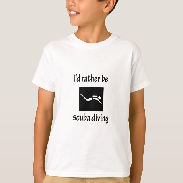 Rather Be Scuba Diving T-Shirt (Front)