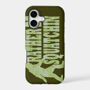 Rather be squatchin on green camouflage