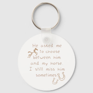 Rather Keep The Horse Key Ring