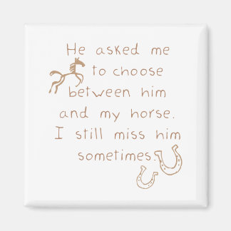 Rather Keep The Horse Magnet