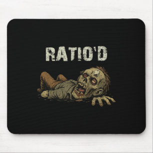 Ratio'd Teag Meme Funny Zombie Npc Ratioed Gamer H Mouse Pad