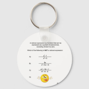 Rational Expression Keychain