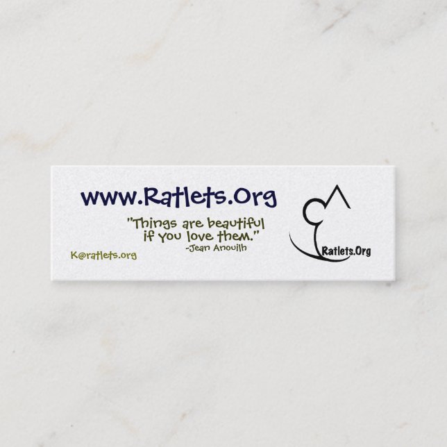 Ratlets little card (Front)