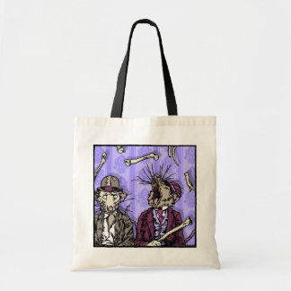 Rats and Bones - Pop Goth Nightmare Surreal Art Tote Bag