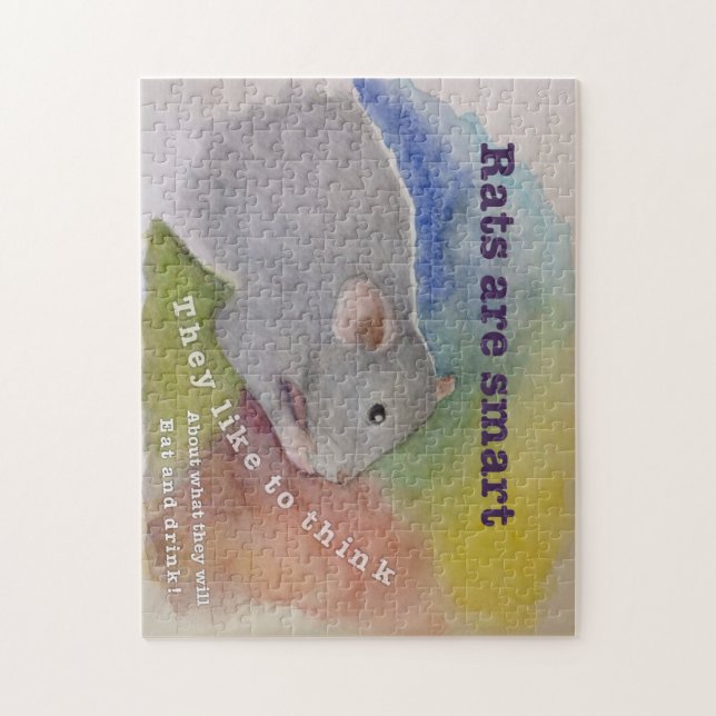 Rats are Smart jigsaw puzzle (Vertical)