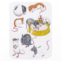 rats baby blanket