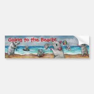Rats beach, Going to the Beach! Bumper Sticker