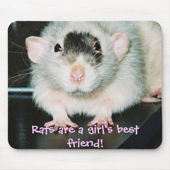 Rats best friend! mouse pad (Front)