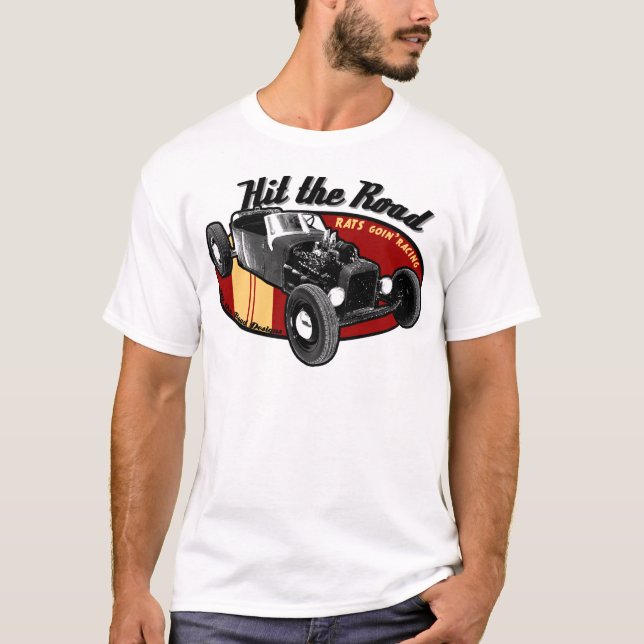 Rats goin'racing T-Shirt (Front)