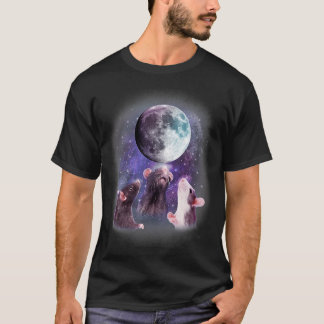 Rats Howling at the Moon Shirt  Funny Rat 