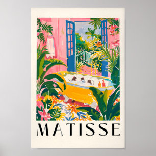Rats In Bathtub Funny Poster, Matisse Print, Dopam Poster