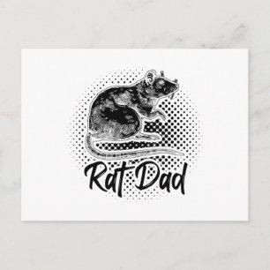 Rats Papa   Rodent House-rat Pet Gift Postcard