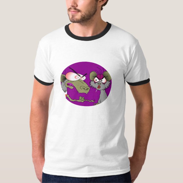 Rats Ringer Shirt (Front)