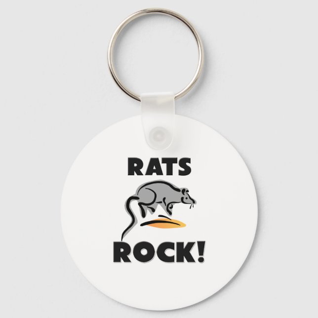 Rats Rock Key Ring (Front)