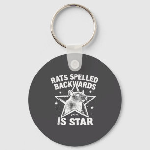 Rats Spelled Backwards Is Star Key Ring