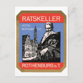 Ratskeller Hotel Restaurant Postcard