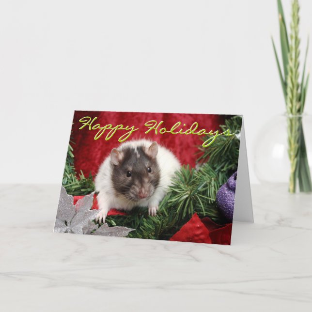 Rattie Holiday Card (Front)