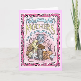 Rattie Mum Mother's Day card