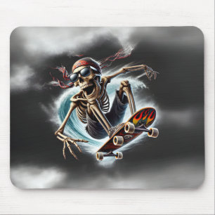 Rattle & Roll Skateboard Mousepad