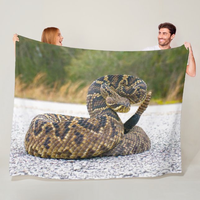 RATTLE SNAKE FLEECE BLANKET (In Situ)