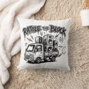 Rattle The Block Cushion