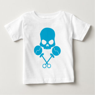 Rattler Skull - In death defying blue! Baby T-Shirt