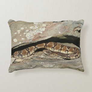 Rattlesnake at Shenandoah National Park Decorative Cushion