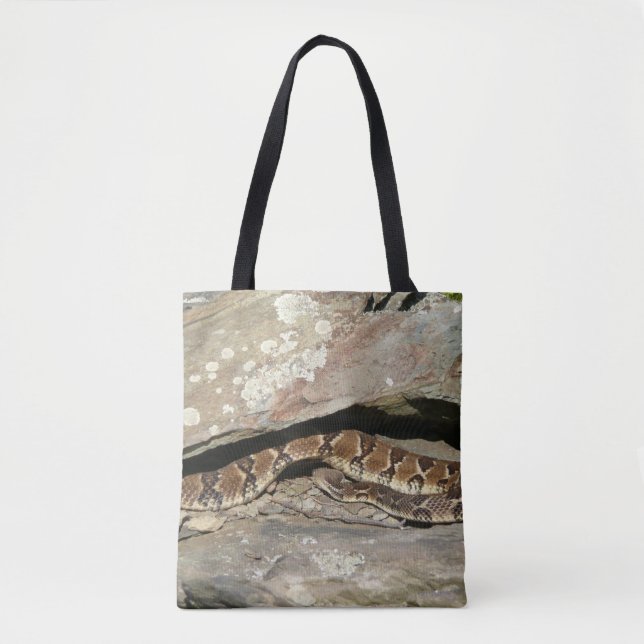 Rattlesnake at Shenandoah National Park Tote Bag (Front)