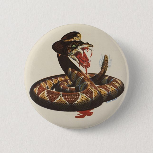 Rattlesnake Button (Front)