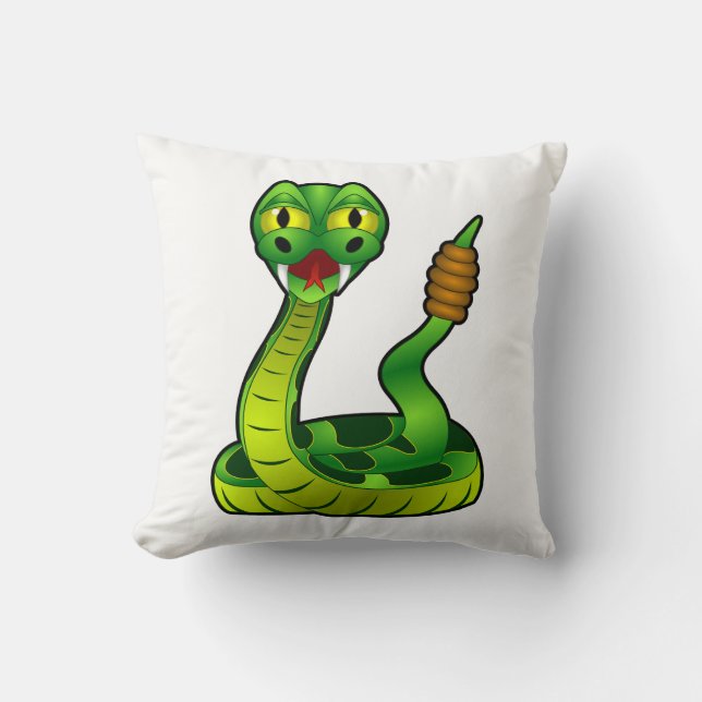 Rattlesnake Cushion (Front)