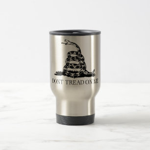 Rattlesnake Gadsden Flag: Fight, Resistance Travel Mug