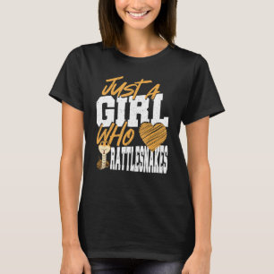 Rattlesnake Just A Girl Who Loves Rattlesnakes T-Shirt