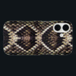 Rattlesnake Print Cell Phone Case<br><div class="desc">Detailed diamondback rattlesnake print smartphone case.  Versions for most recent iPhone and Galaxy models available.</div>