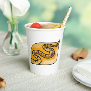 Rattlesnake Reptile Paper Cups