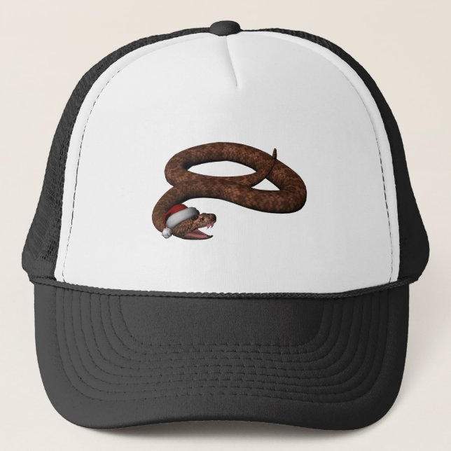 Rattlesnake With Santa Hat (Front)
