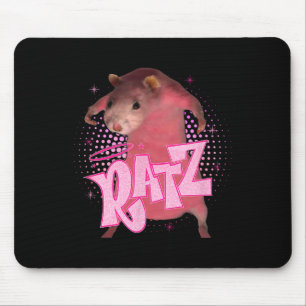Ratz Fun Pink Mouse Rat Meme Men Women Halloween C Pad