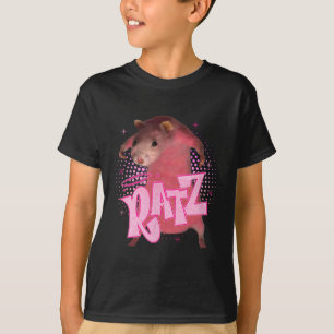 Ratz Fun Pink Mouse Rat Meme Men Women Halloween C T-Shirt