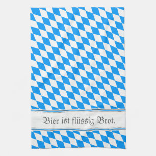 Raute Bayern / Bavarian pure Tea Towel