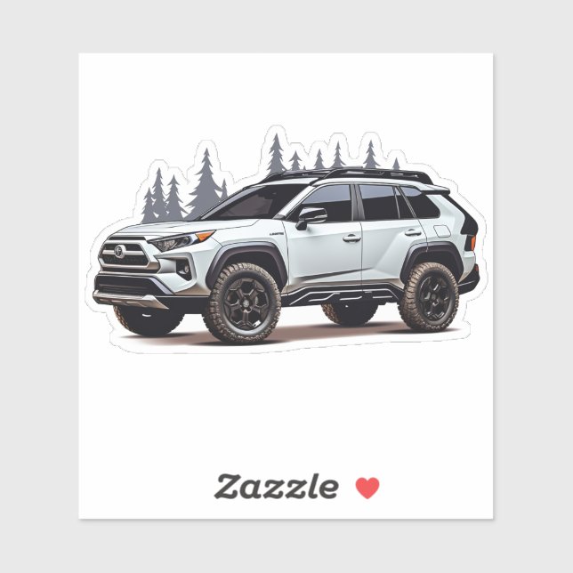 Rav 4 Vinyl Sticker  (Sheet)