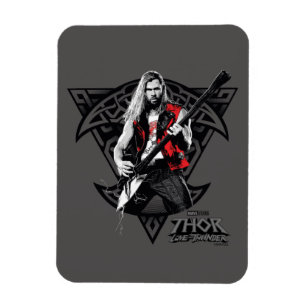 Ravager Thor Heavy Metal Norse Character Graphic Magnet