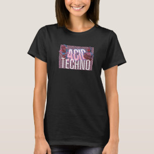 Rave Acid House Retro Sculpture Acid Techno Optica T-Shirt