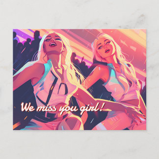 Rave City club life Postcard